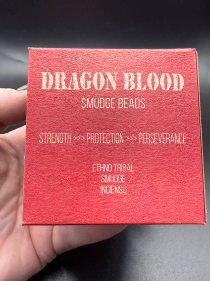 Dragon Blood Smudge Beads by Banjara