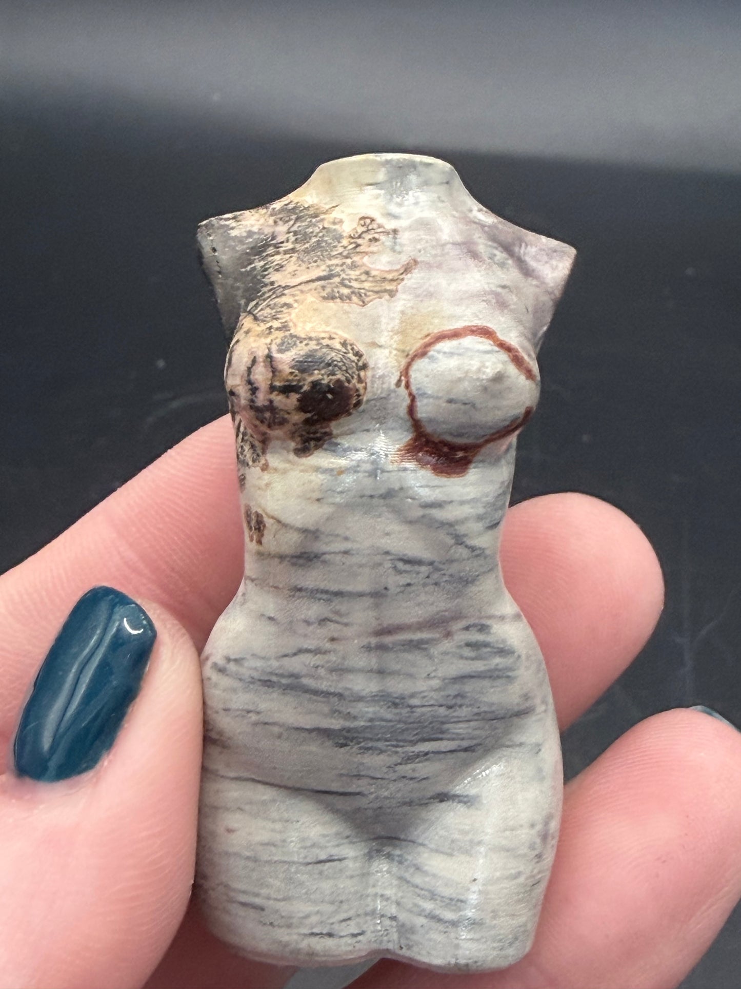 Picture Jasper Goddess Body Carving – Balance • Tranquility • Grounding