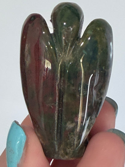 Ocean Jasper Angel Carving – 5cm C -