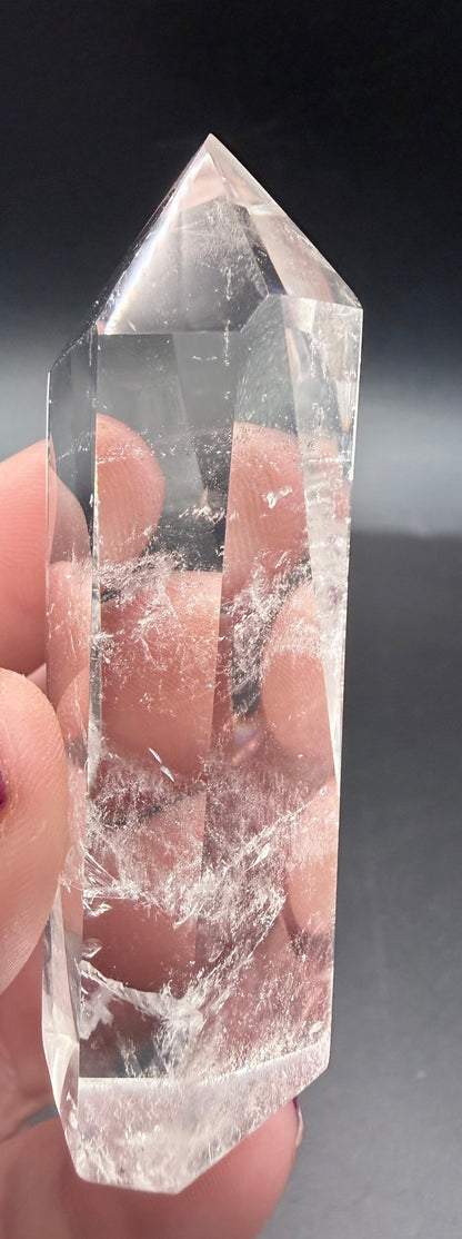 Extra Grade Clear Quartz Tower