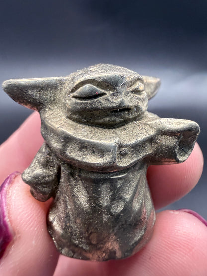 Baby Yoda (Grogu) Crystal Carvings