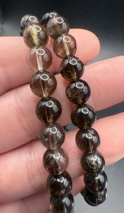 Smokey Quartz 8mm Bracelet