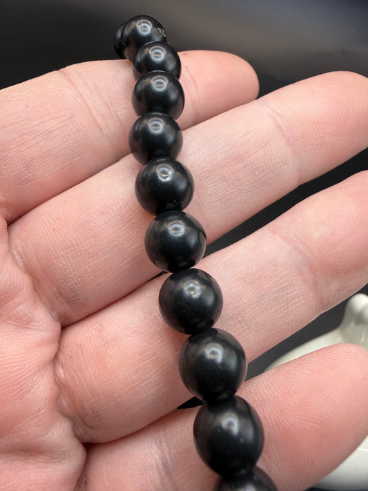 Premium Shungite Bracelet – 8mm Beads - Crystal wonderland By Lisa