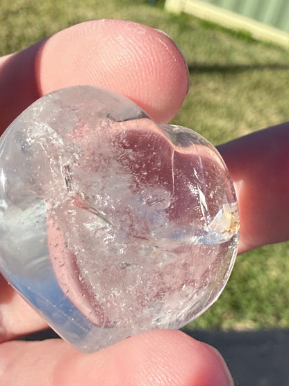Clear Quartz Heart – 3cm (Intuitively Chosen)