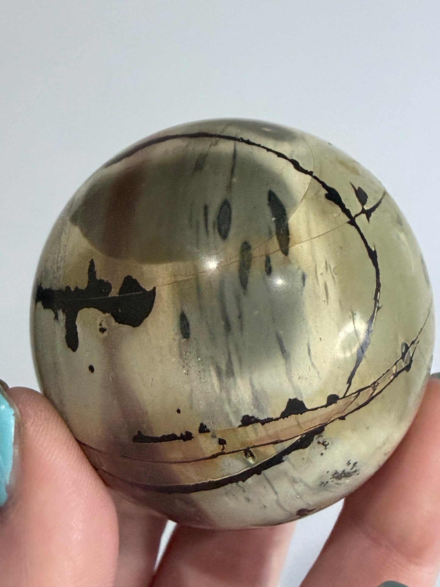 Picture Jasper Sphere – 5.7 cm (253 g) D