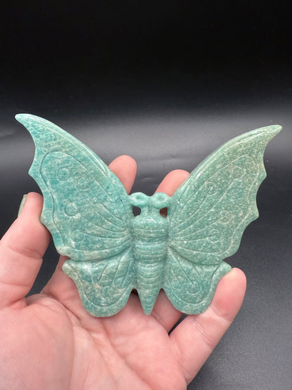 Amazonite Butterfly on Stand