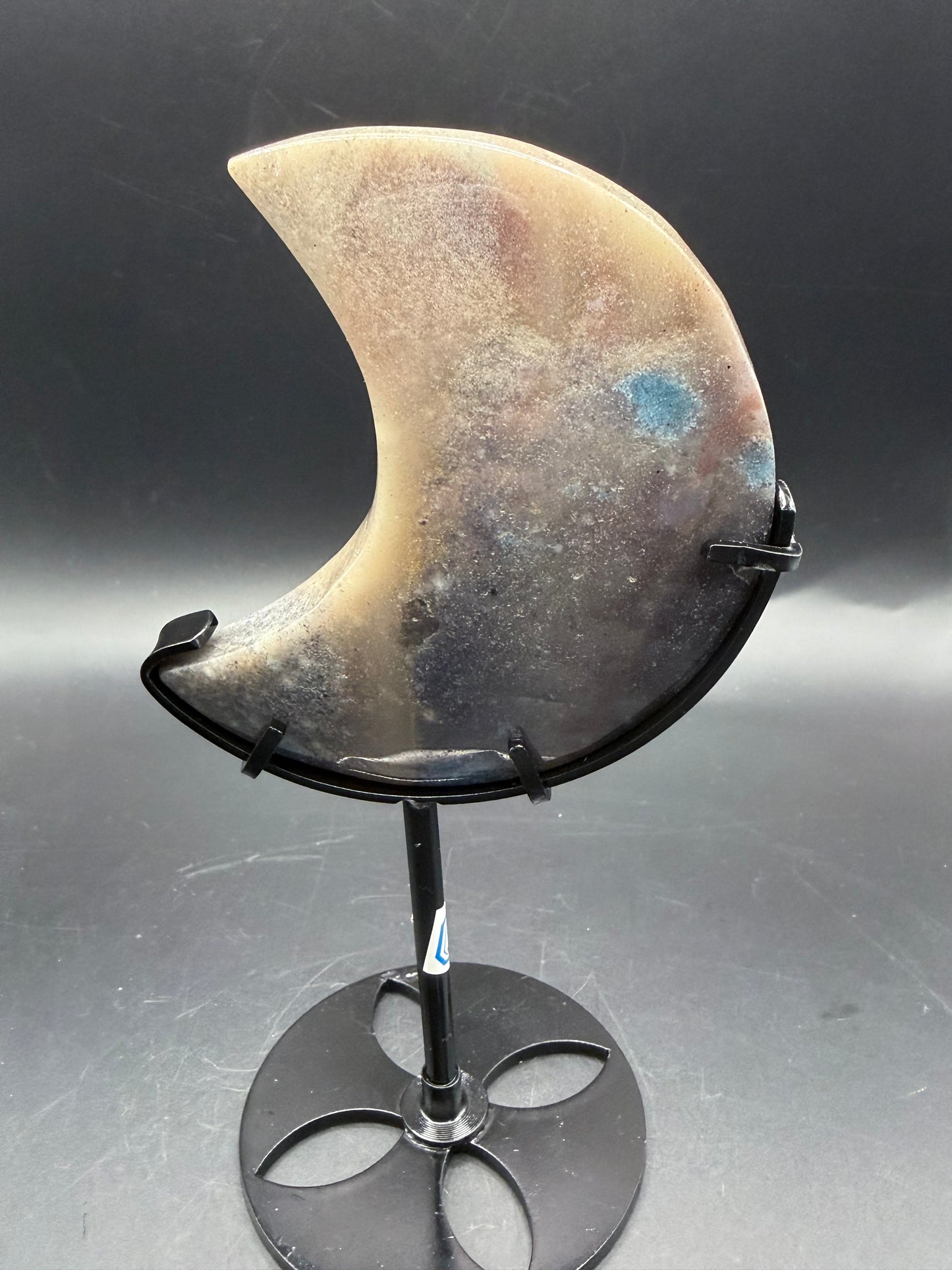 Trolleite Moon on Custom Stand