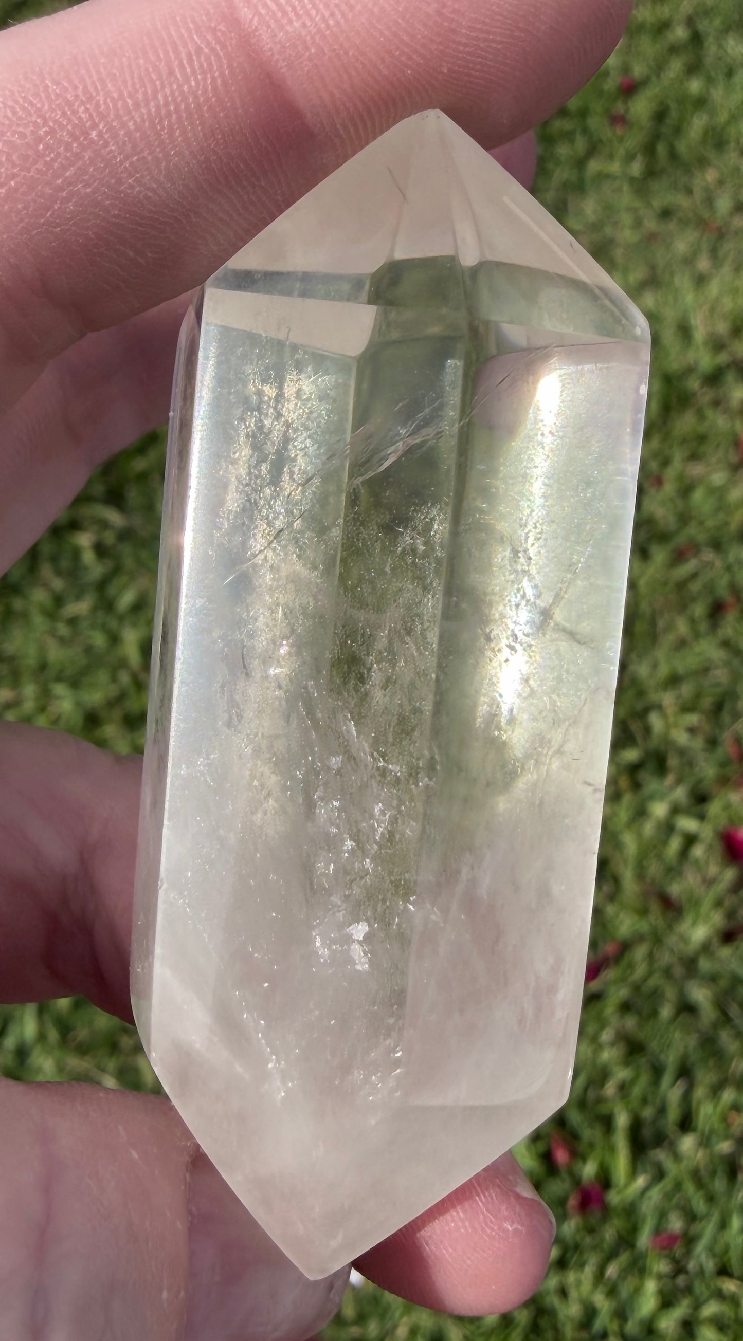 Light Citrine Quartz Double Terminated Point – 7.1cm