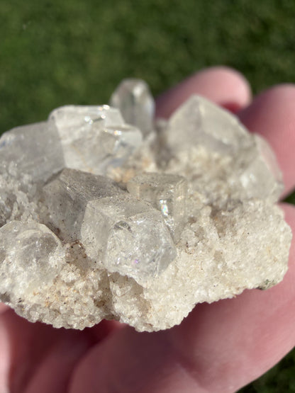 Jalgaon Apophyllite on Chalcedony Cluster | 23g