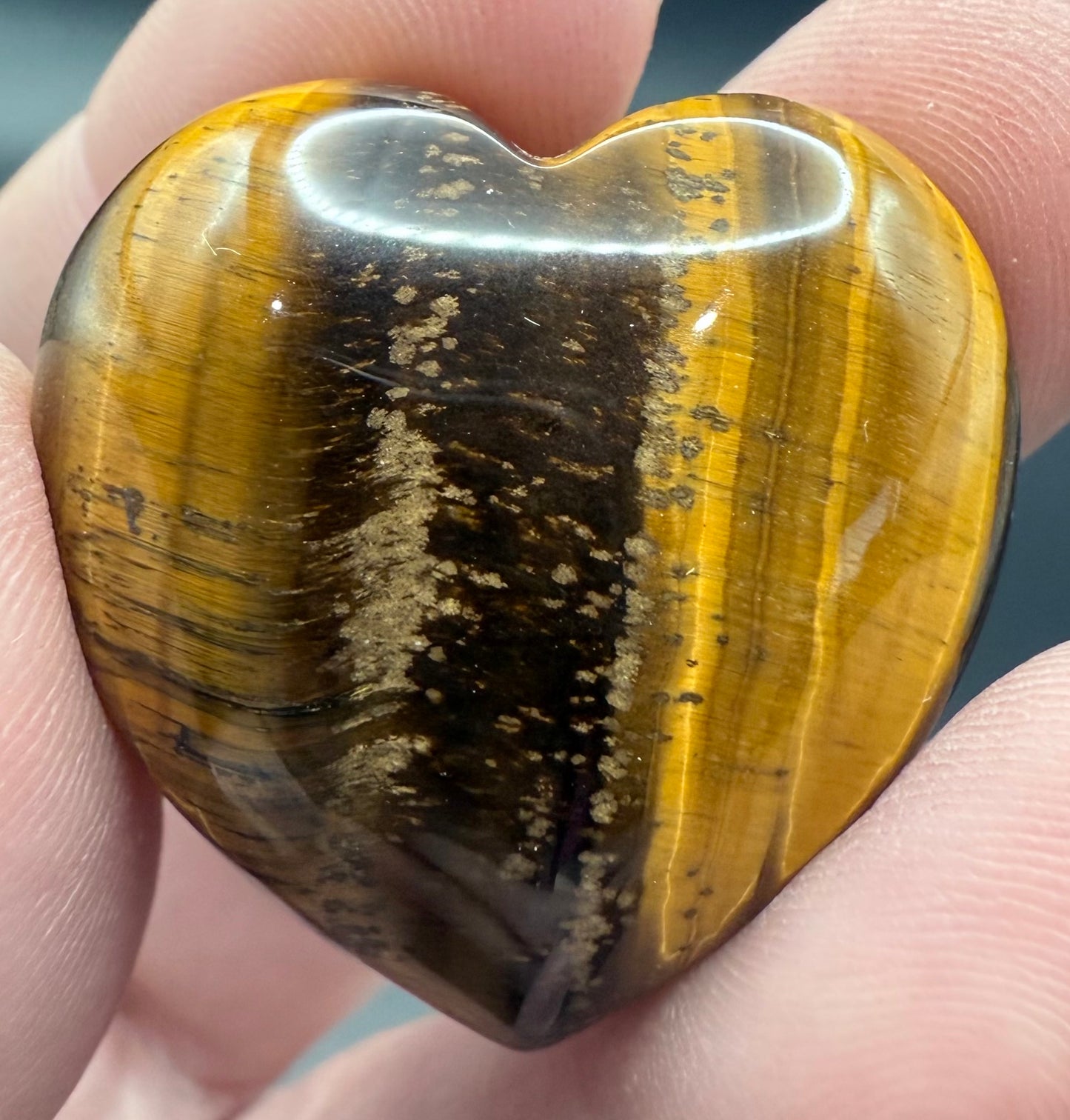 Tiger’s Eye Heart – 3 cm