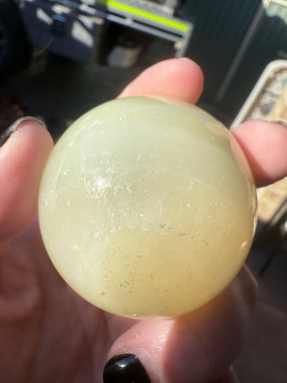 Green Onyx Sphere