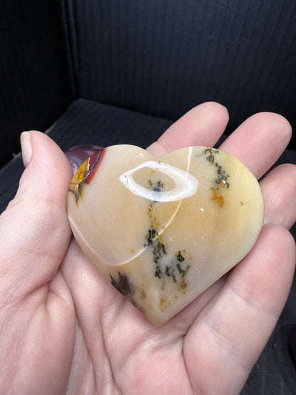 Mookite Jasper Heart