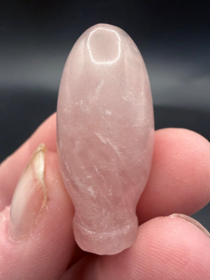 Rose Quartz Source of Life Carving