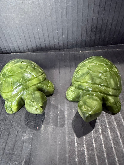 Green Serpentine Turtle | 200g | 10.5 × 6cm