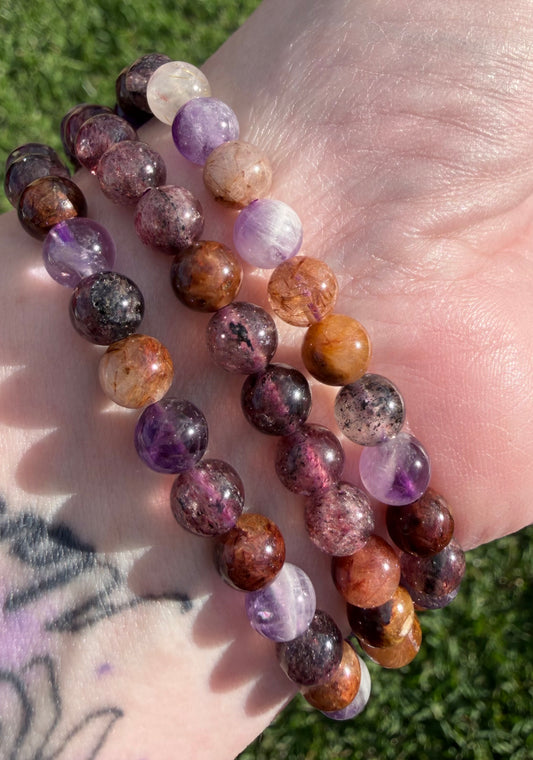 High Quality 6mm Mixed Quartz Bracelet