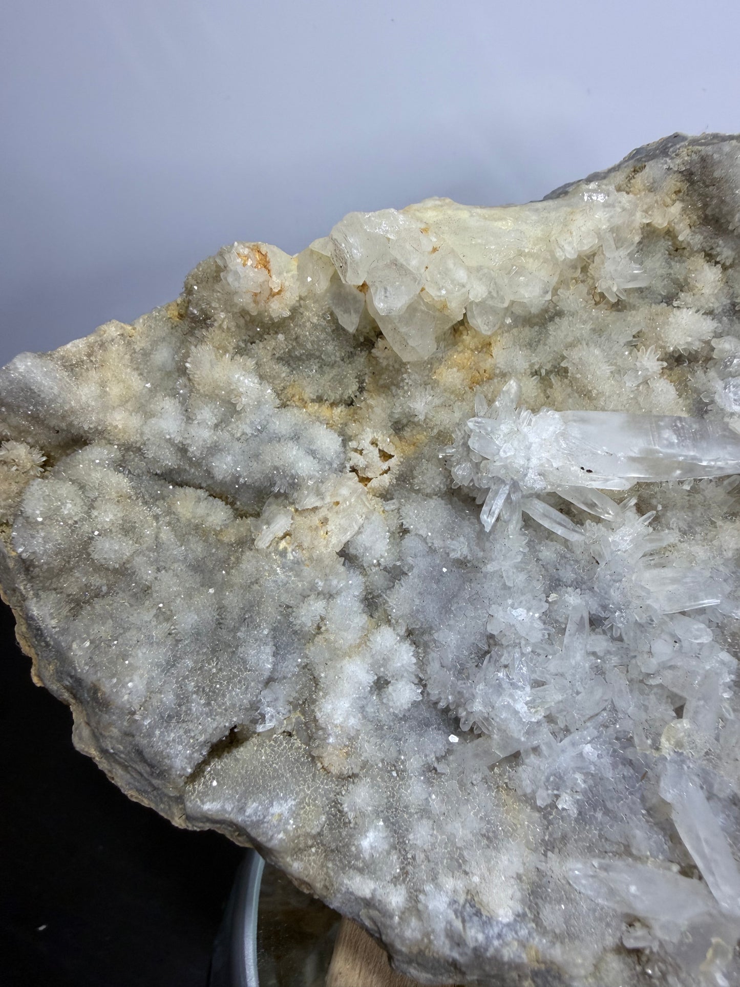 Indonesian Quartz & Druzy Chalcedony Cluster – 18.5cm