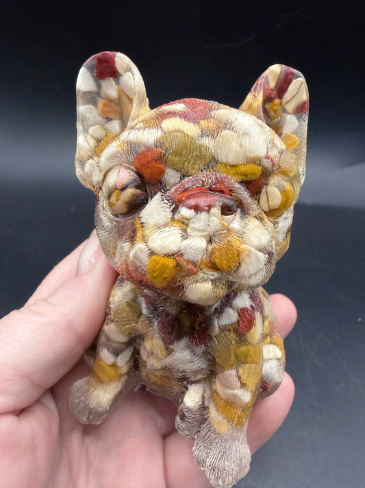 Mookaite Chips French Bulldog – 12cm