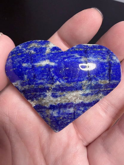 Lapis Lazuli Self-Standing Heart B
