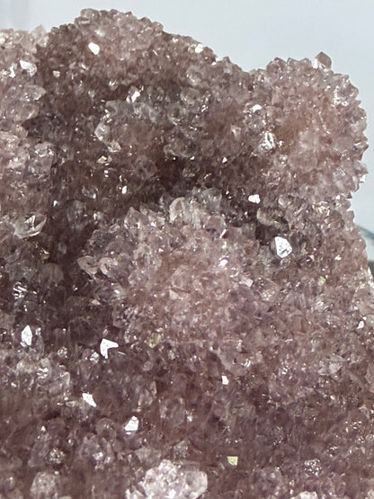 Lavender Amethyst Druzy Agate Freeform – Crystal Cave Formation (310g)