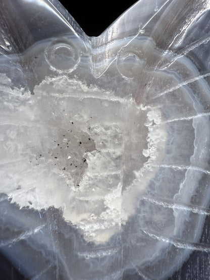 Large Agate Butterfly with Druzy