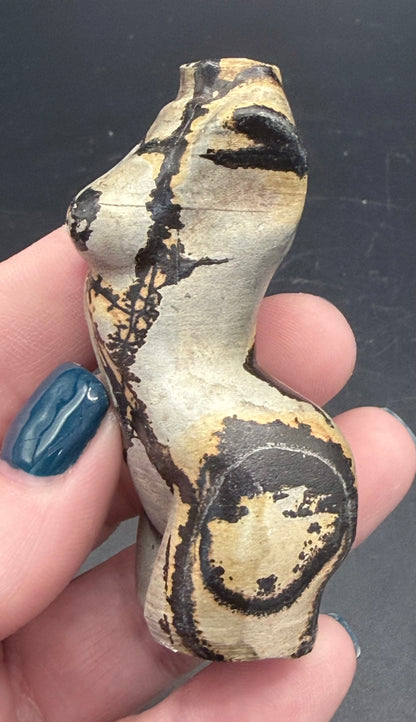 Picture Jasper Goddess Body Carving – Protection • Confidence • Earth Energy