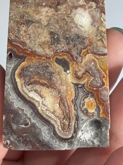 Mexican Crazy Lace Agate Tower – C