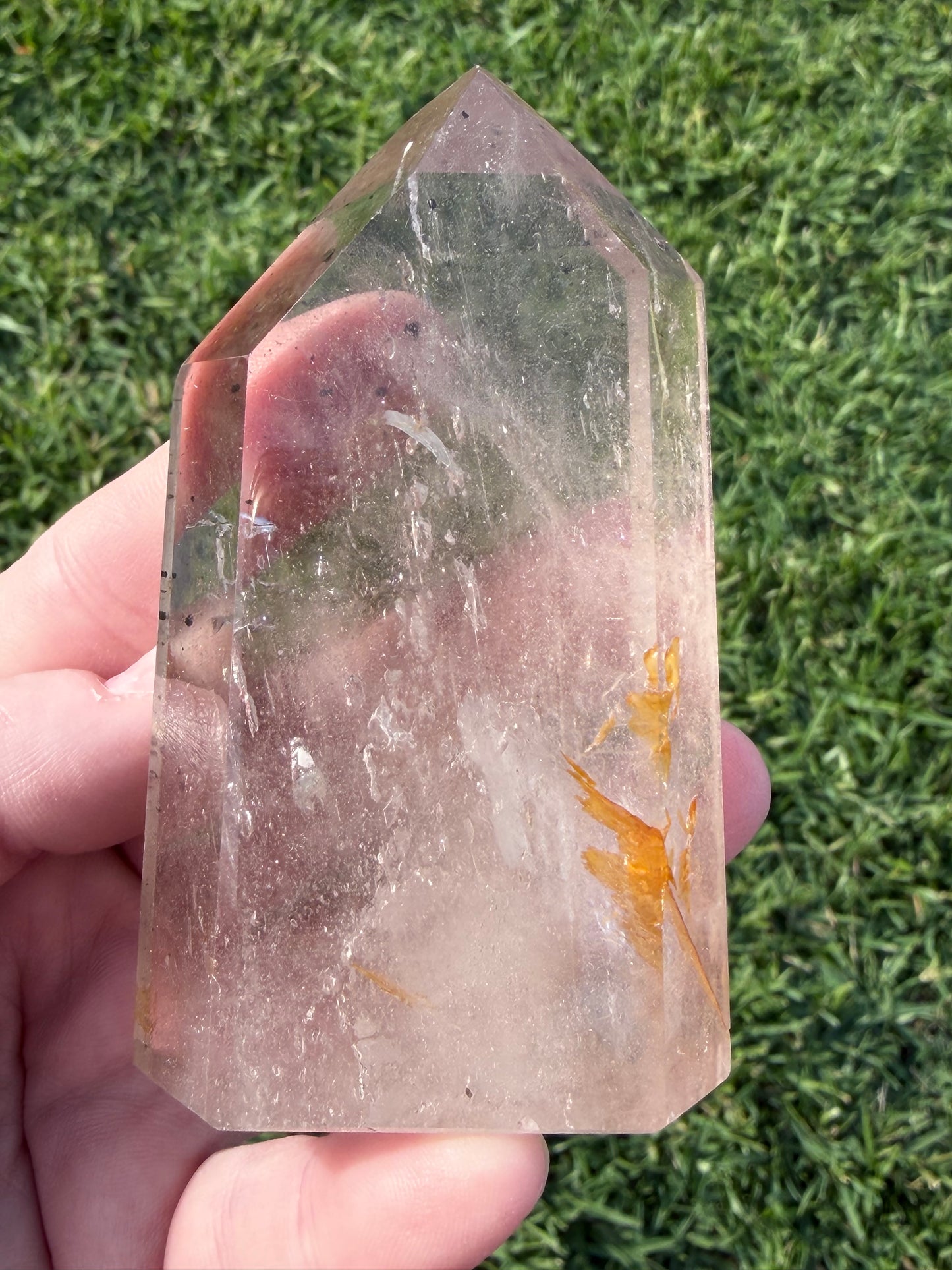 Smokey Clear Quartz Tower with Natural Inclusions – Madagascar | 212g