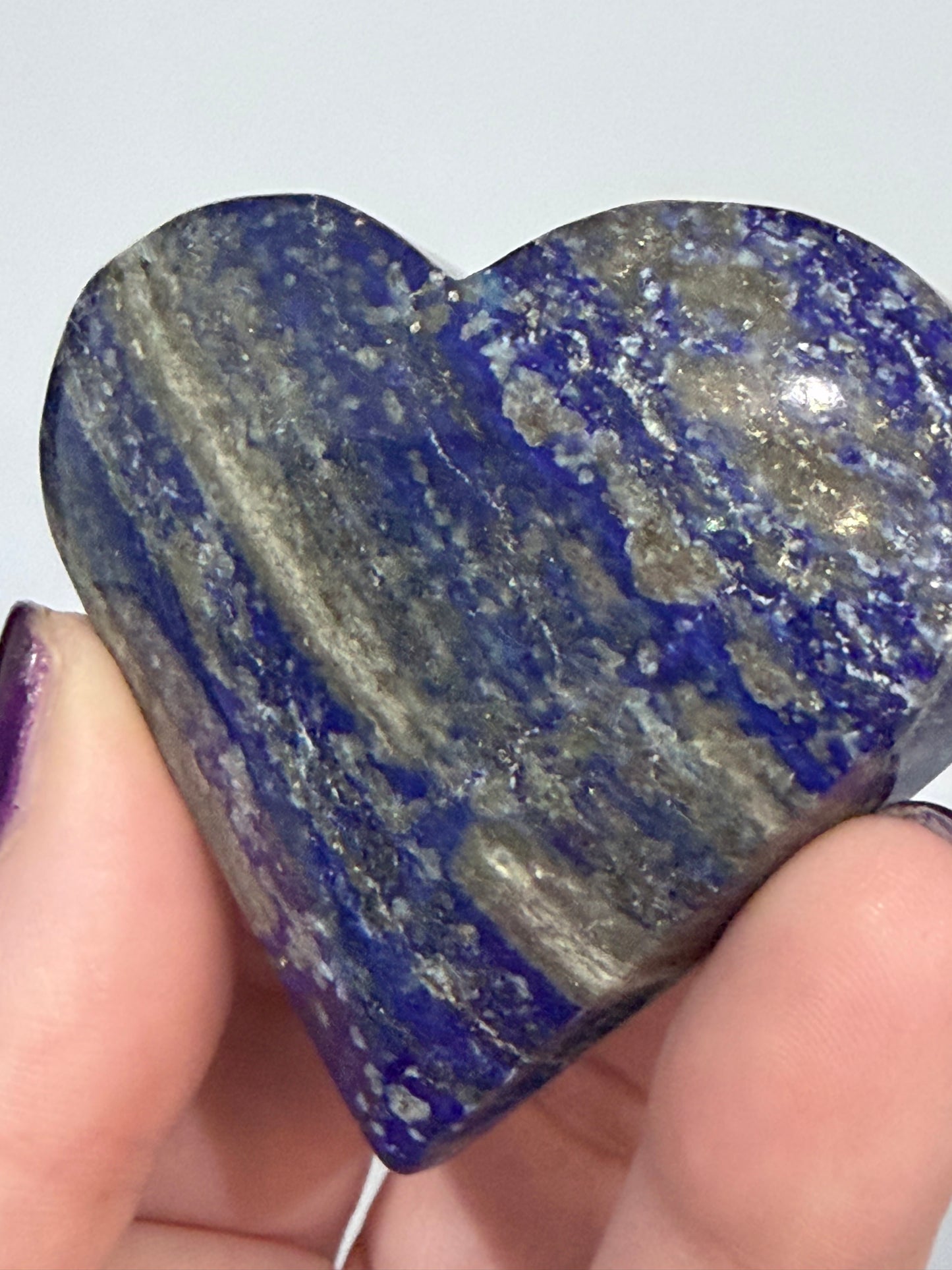 Lapis Lazuli Self-Standing Heart E