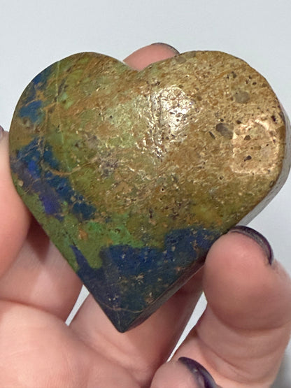 Chrysocolla Heart A