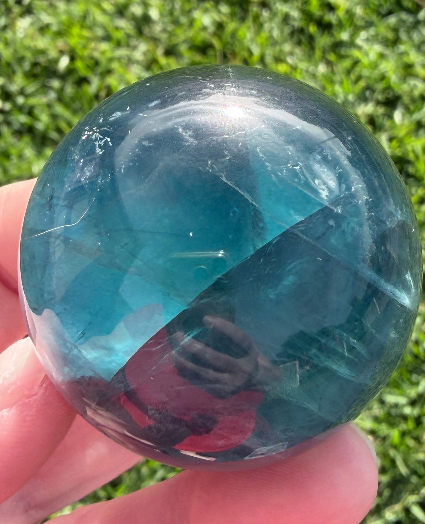 Blue Fluorite Sphere – 4.7cm | 173g