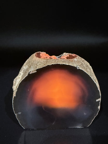 Natural Agate Candle Holder