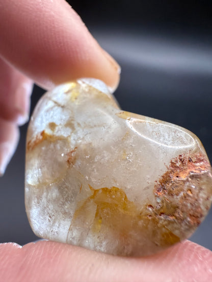 Quartz Mini Heart with Inclusions