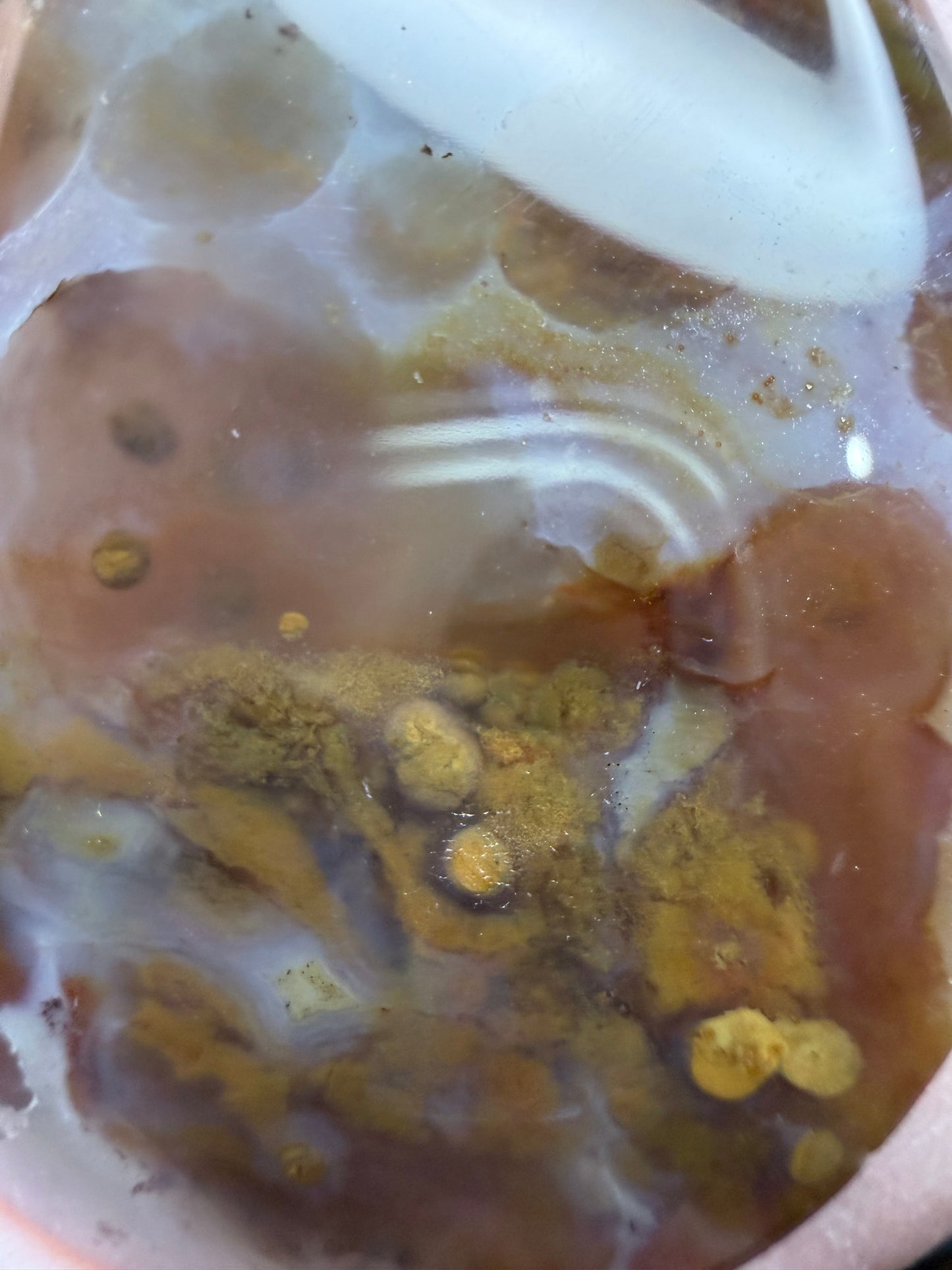 Ocean Jasper Crystal Pendant – Orbicular Jasper from Madagascar | 6 × 4 cm
