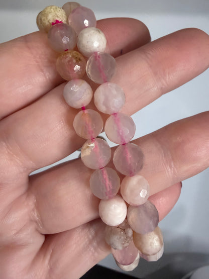 8mm Flower Agate Faceted Bracelet

Growth • New Beginnings • Emotional Healing
