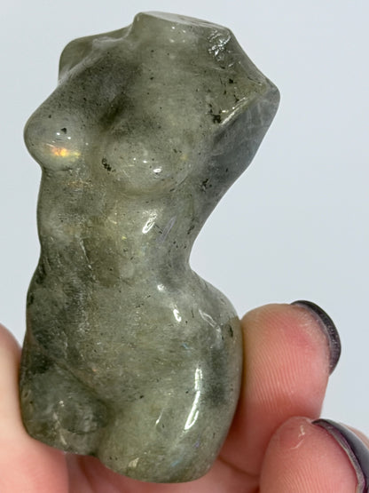 Labradorite Goddess Carving
