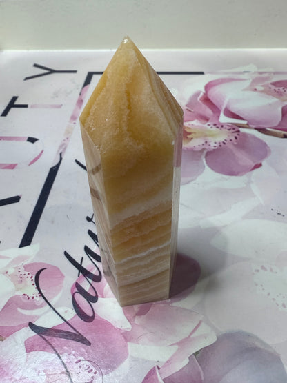Orange Calcite Point