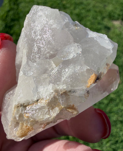 Clear Quartz Cluster with Natural Mineral Inclusions – 92g