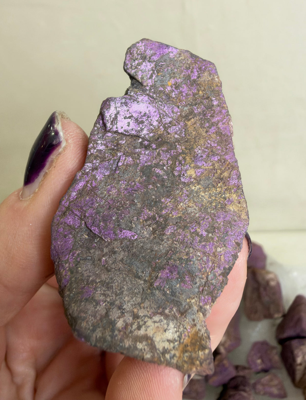 Raw Purpurite Pieces – 20g Pack | Intuitively Chosen