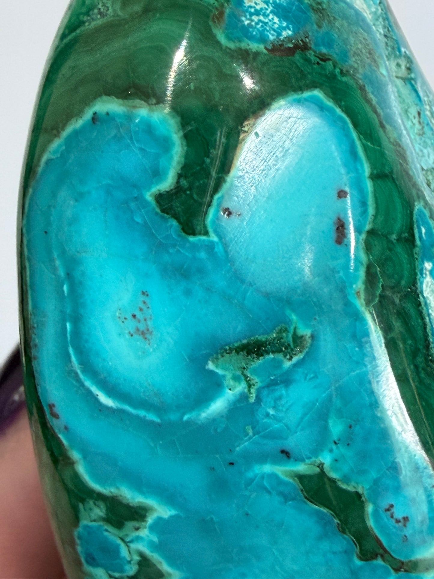 Chrysocolla with Malachite Freeform Premium– Madagascar – 275g -