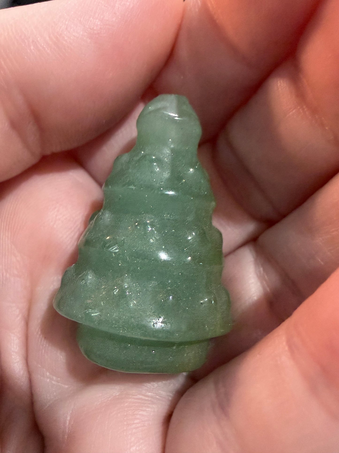 Christmas Tree Crystal Mini Carving – Various Materials