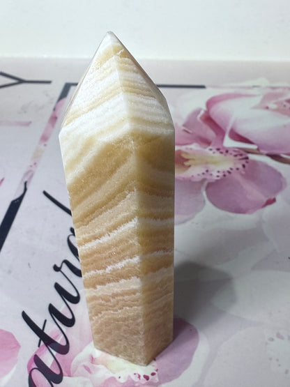 Orange Calcite Point