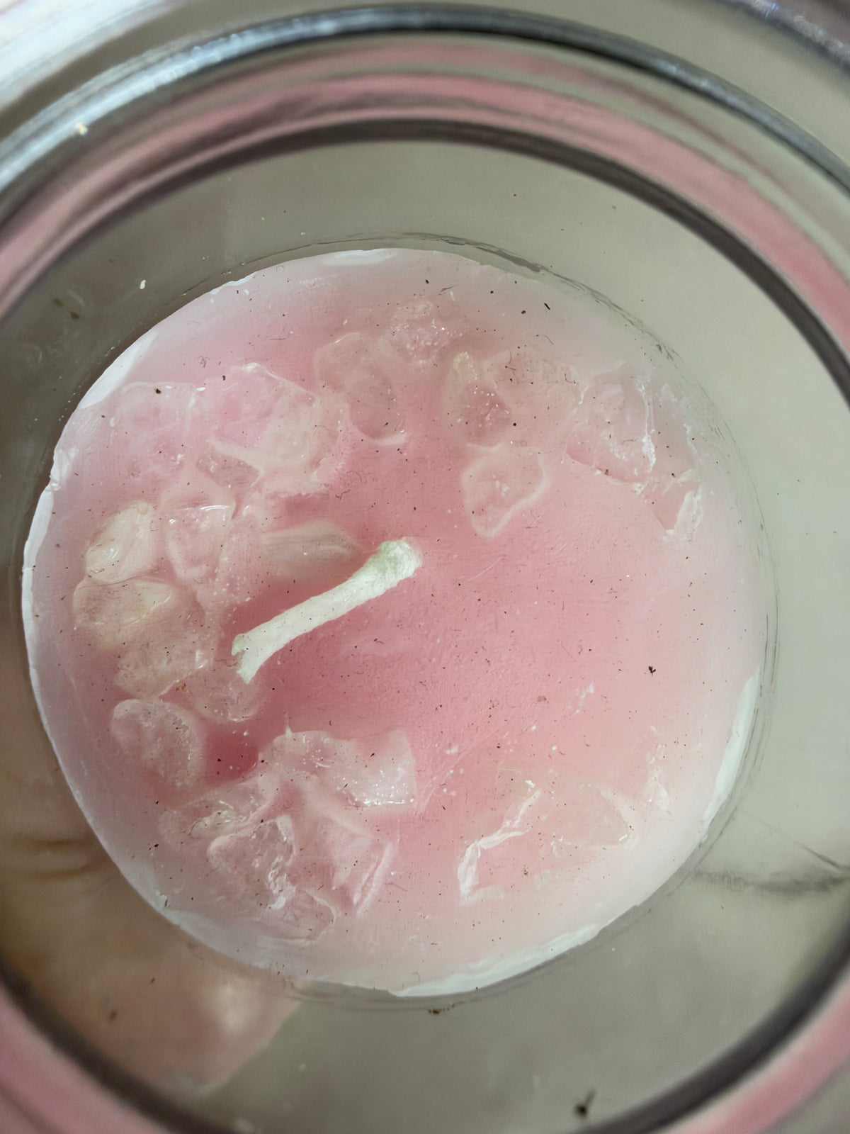 Mystic Rose & Rose Quartz Crystal Candle