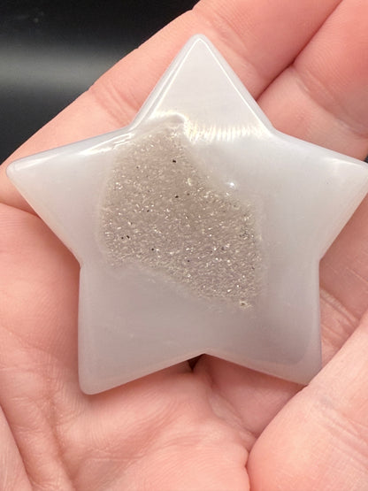 Druzy Agate Star