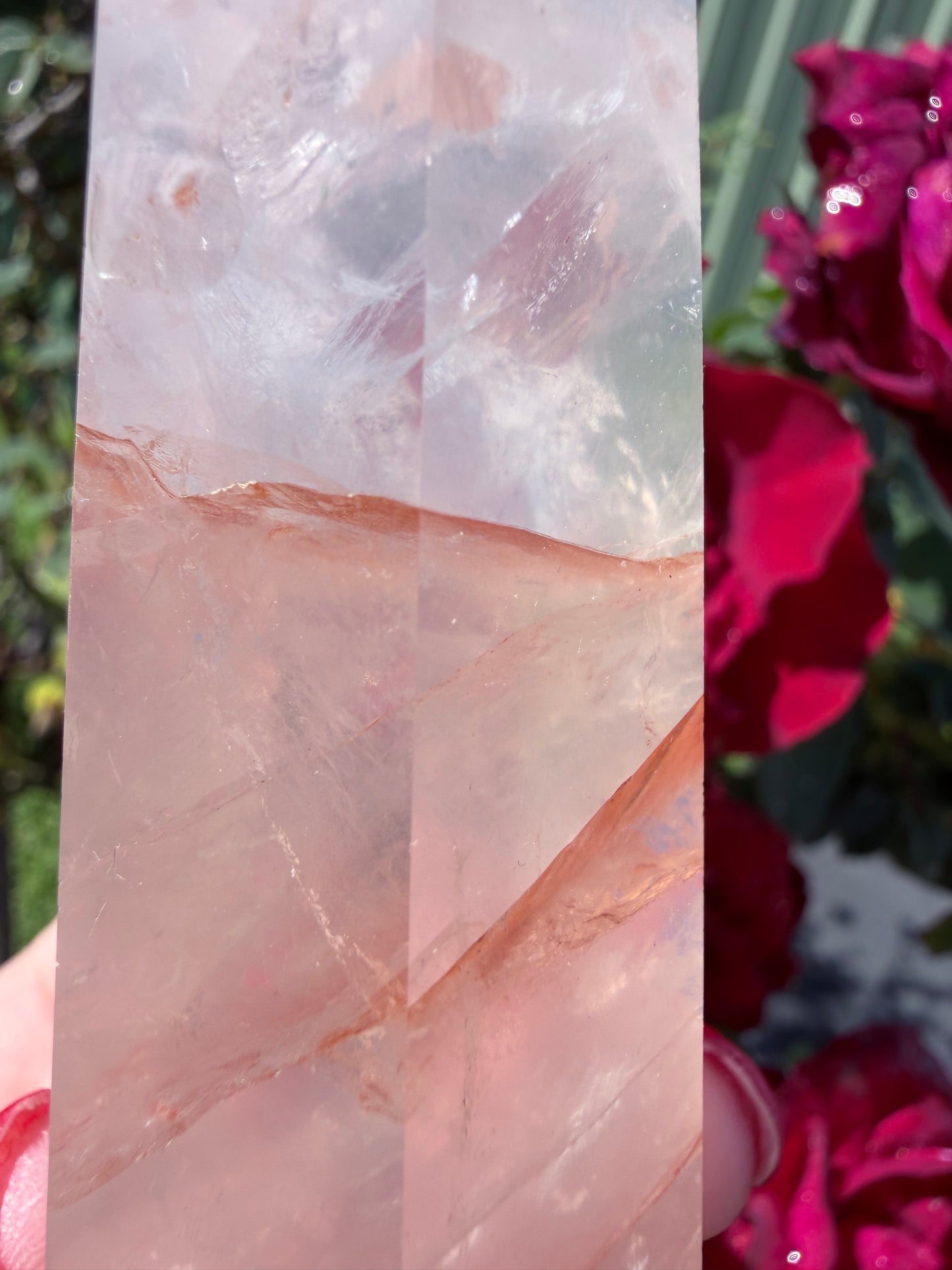 Fire Quartz Tower – 13.2cm | 292g