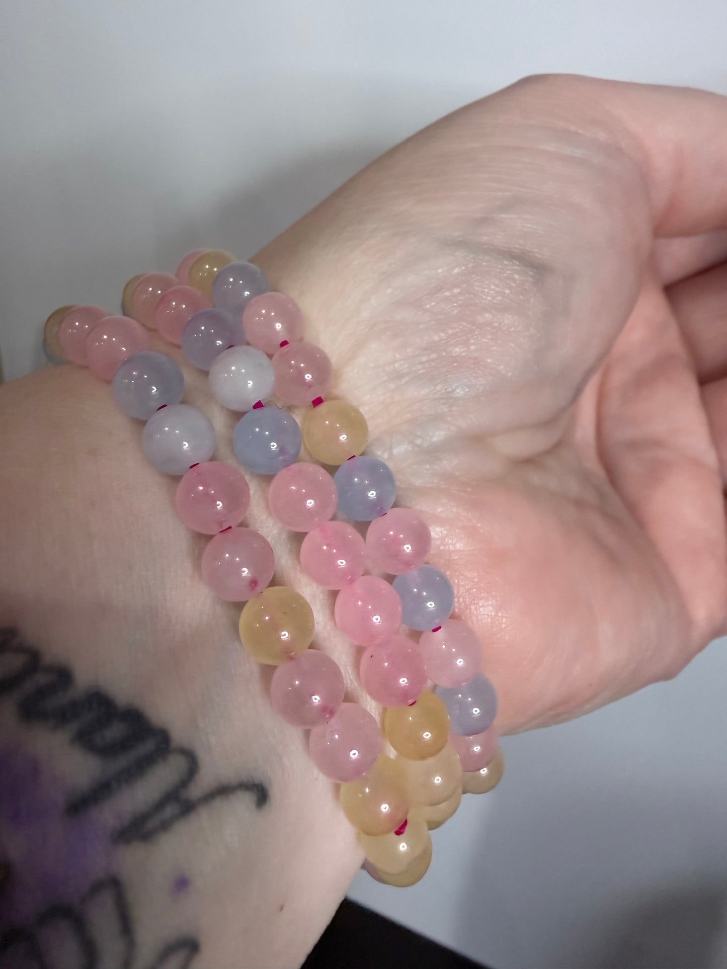 6mm Morganite Bracelet – Love • Emotional Healing • Compassion