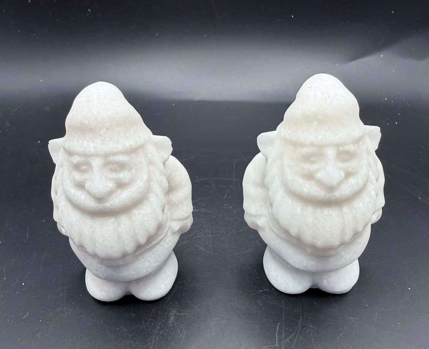 Crystal white marble Jade Gnome Carving – 10cm