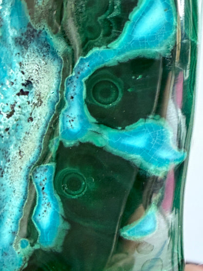 Chrysocolla with Malachite Freeform Premium– Madagascar – 275g -