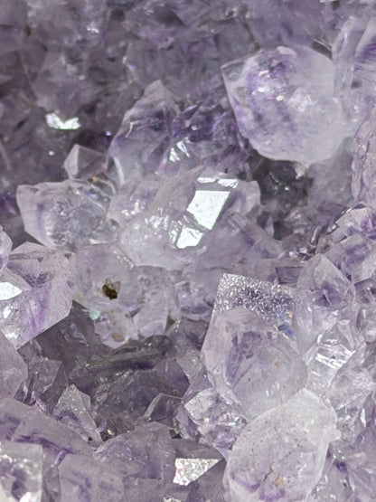 Phantom Amethyst Geode on Stand | Natural Brazilian Display Crystal | 1.5kg