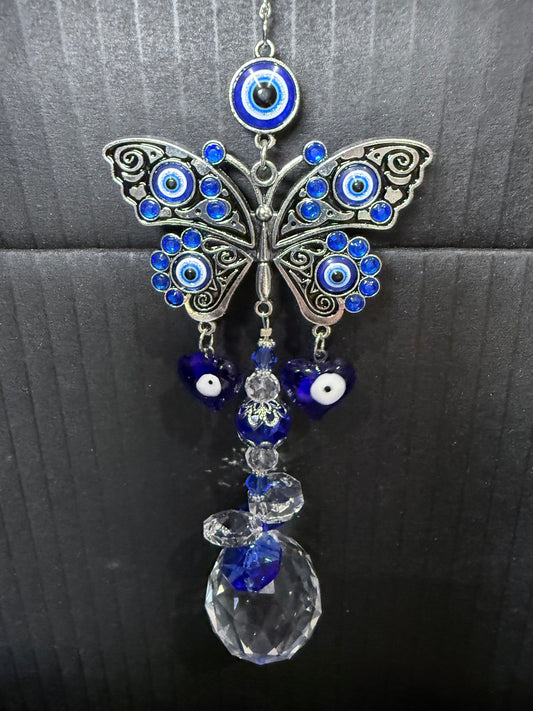 Evil Eye Butterfly SunCatcher