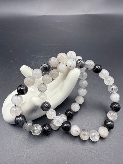 Black Rutile Quartz Bracelet